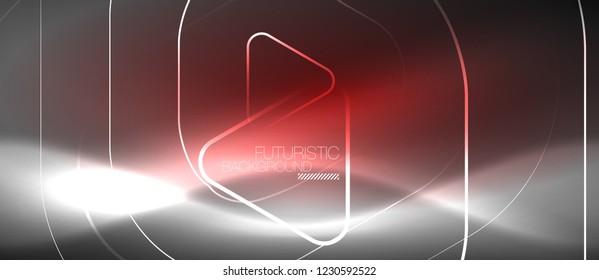 Vector neon color abstract background, vector design