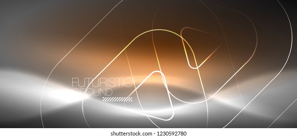 Vector neon color abstract background, vector design