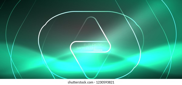 Vector neon color abstract background, vector design