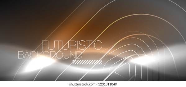 Vector neon color abstract background, vector design