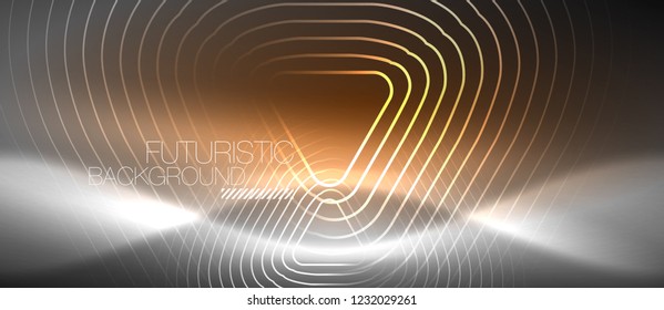 Fondo abstracto del color del neón vector, diseño vectorial
