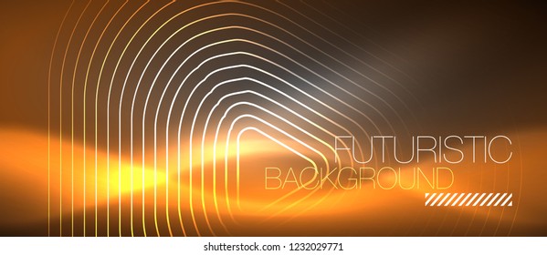 Vector neon color abstract background, vector design