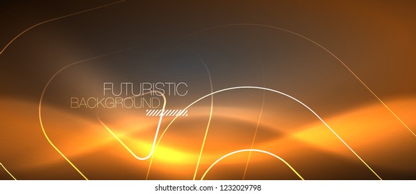 Vector neon color abstract background, vector design