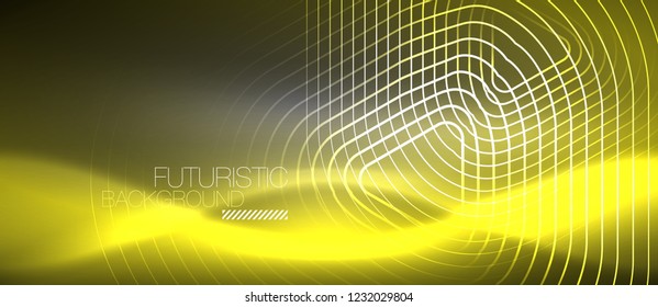 Vector neon color abstract background, vector design