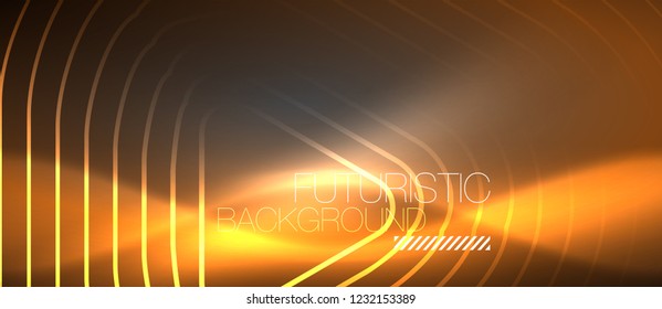 Vector neon color abstract background, vector design