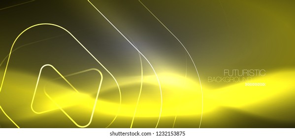 Vector neon color abstract background, vector design