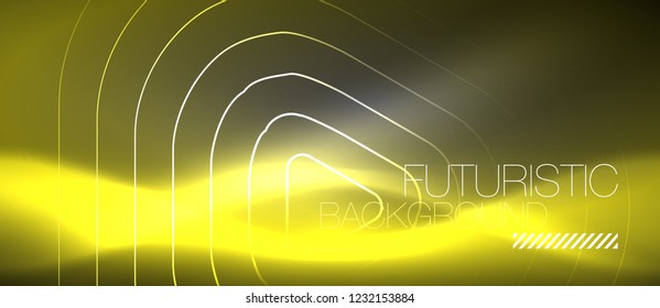 Vector neon color abstract background, vector design