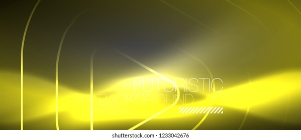 Vector neon color abstract background, vector design