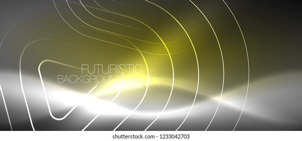 Vector neon color abstract background, vector design