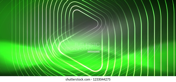 Fondo abstracto del color del neón vector, diseño vectorial