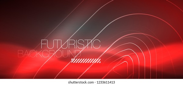 Vector neon color abstract background, vector design