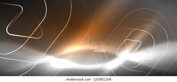 Fondo abstracto del color del neón vector, diseño vectorial