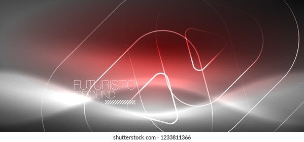 Fondo abstracto del color del neón vector, diseño vectorial