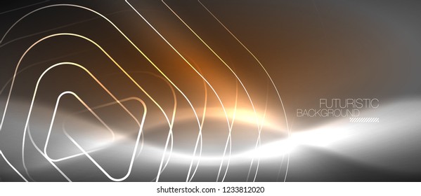 Vector neon color abstract background, vector design