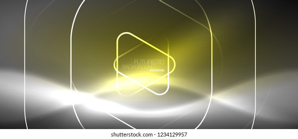 Vector neon color abstract background, vector design