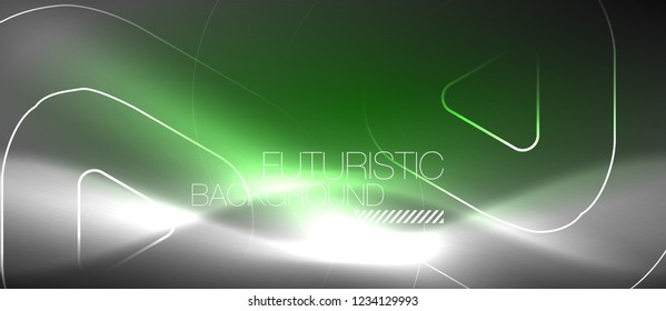 Vector neon color abstract background, vector design