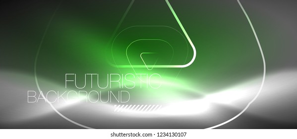 Vector neon color abstract background, vector design