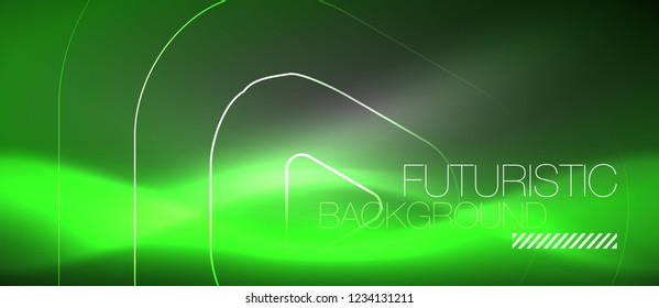 Vector neon color abstract background, vector design