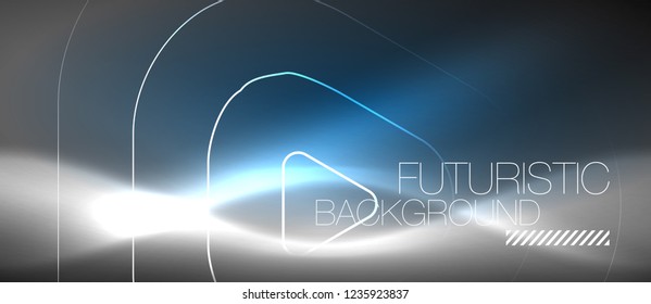 Vector neon color abstract background, vector design