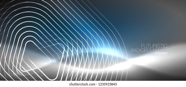 Vector neon color abstract background, vector design