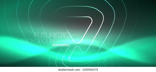 Vector neon color abstract background, vector design