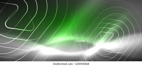 Vector neon color abstract background, vector design