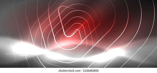 Fondo abstracto del color del neón vector, diseño vectorial