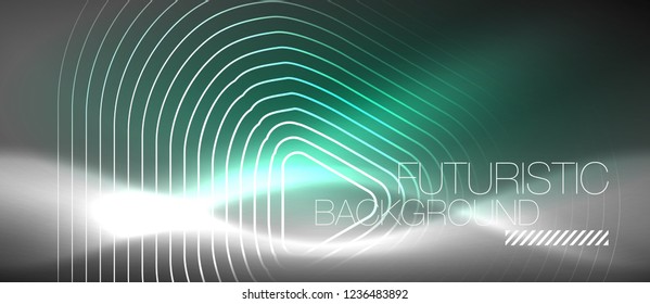 Vector neon color abstract background, vector design