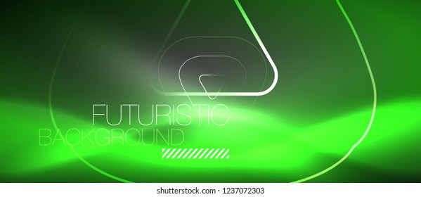 Vector neon color abstract background, vector design