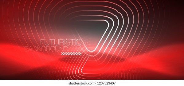 Vector neon color abstract background, vector design