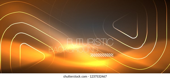 Vector neon color abstract background, vector design