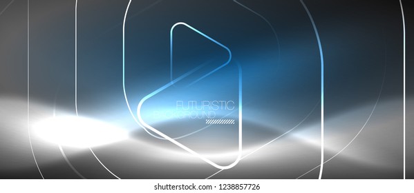 Vector neon color abstract background, vector design