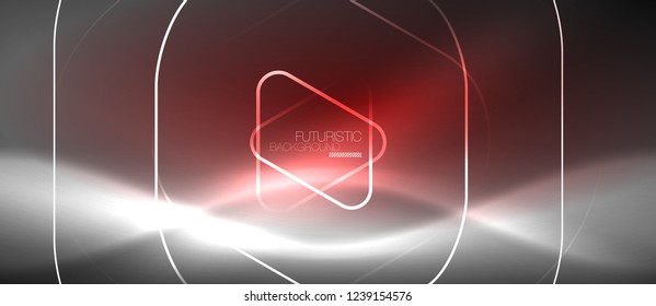 Vector neon color abstract background, vector design
