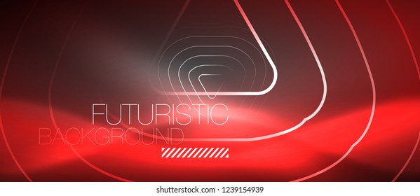 Vector neon color abstract background, vector design