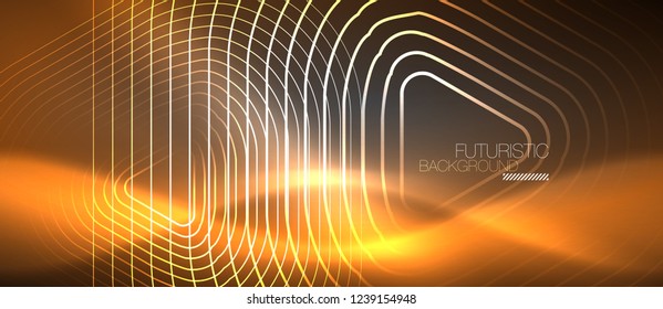 Vector neon color abstract background, vector design