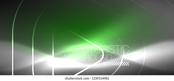 Fondo abstracto del color del neón vector, diseño vectorial