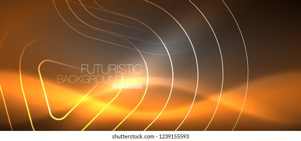 Vector neon color abstract background, vector design