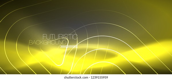 Vector neon color abstract background, vector design