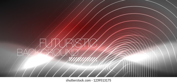 Vector neon color abstract background, vector design