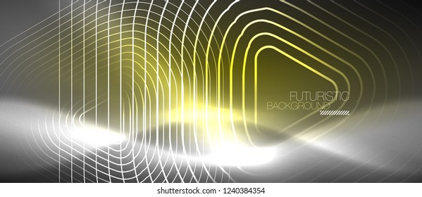 Vector neon color abstract background, vector design