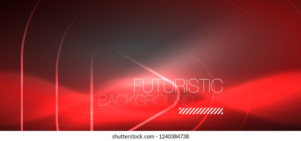 Fondo abstracto del color del neón vector, diseño vectorial