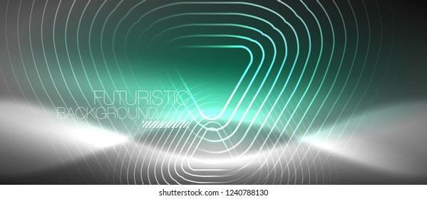 Vector neon color abstract background, vector design