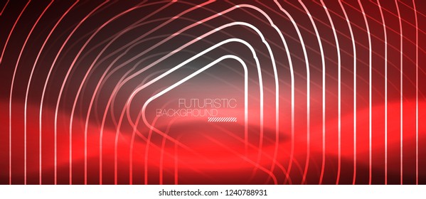 Fondo abstracto del color del neón vector, diseño vectorial