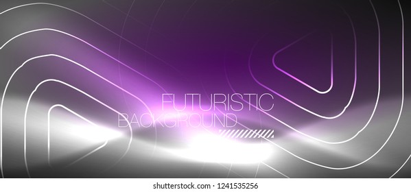 Vector neon color abstract background, vector design