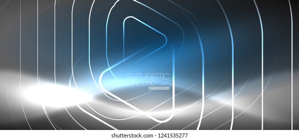 Vector neon color abstract background, vector design