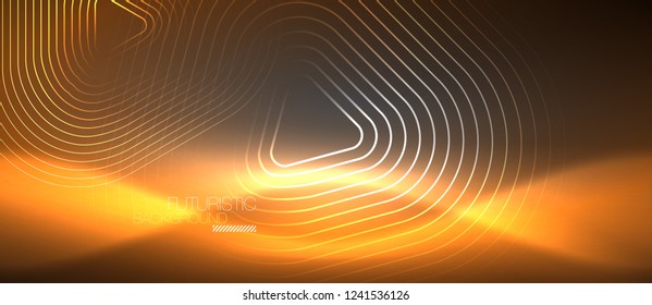 Fondo abstracto del color del neón vector, diseño vectorial