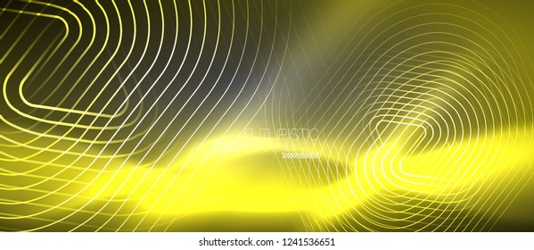 Vector neon color abstract background, vector design