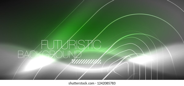 Vector neon color abstract background, vector design