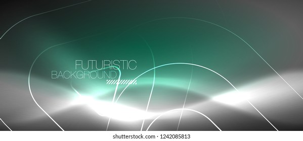 Vector neon color abstract background, vector design