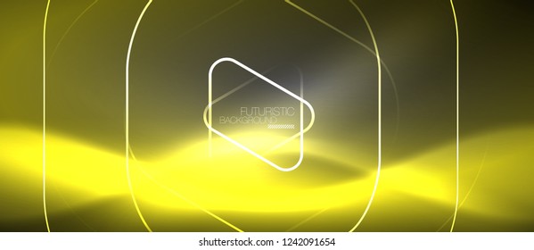 Vector neon color abstract background, vector design